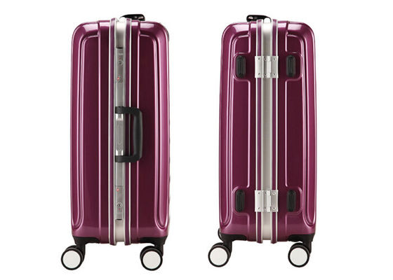 Full Aluminum frame ultra lightweight luggage set for women with customs TSA lock