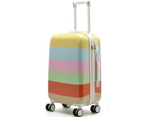 Ultra lightweight PC Luggage set four wheel suitcase for girls and children