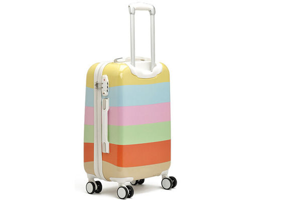Ultra lightweight PC Luggage set four wheel suitcase for girls and children