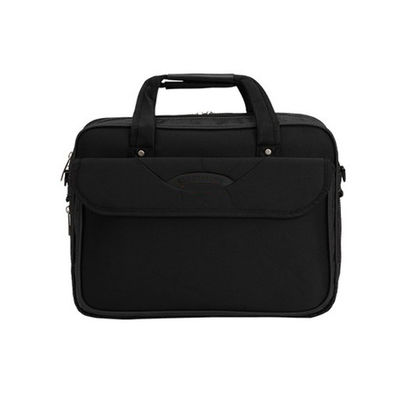 OEM Black Big Polyester / Oxford Briefcase Office Handbags For Men