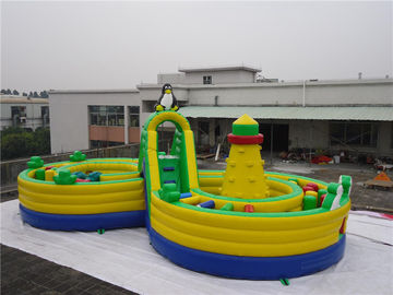 आउटडोर Inflatable मनोरंजन पार्क / बच्चों के खेल का मैदान उपकरण मनोरंजन
